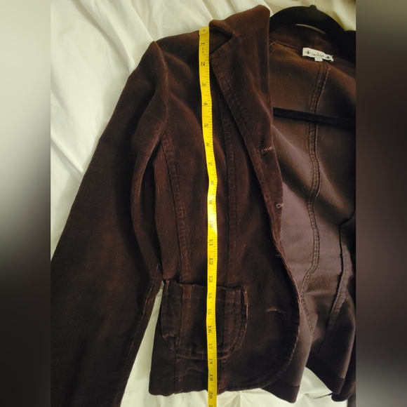Junior's Brown Corduroy Blazer - Picture 4 of 6